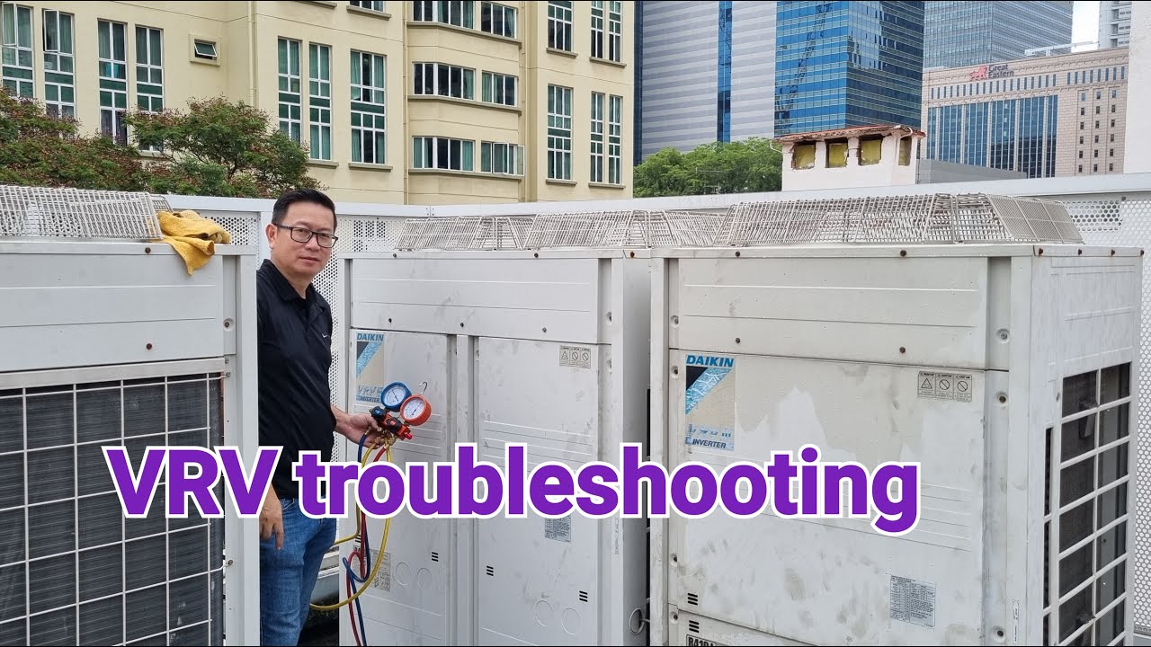 An VRV air conditioning breakdown | Compressor gas leakage R410a | Daikin