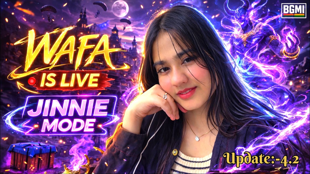 Late Night BGMI Masti | Come Join!💞| BGMI Live|WAFA IS LIVE | #bgmilive #girlgamer #wafaislive