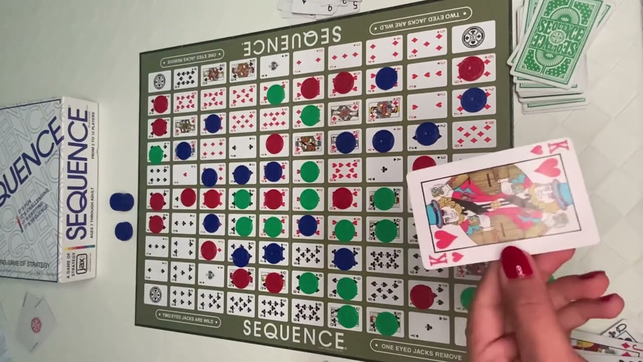 SEQUENCE // Juego de mesa // Partida SEQUENCE // ¿Como jugar SEQUENCE?
