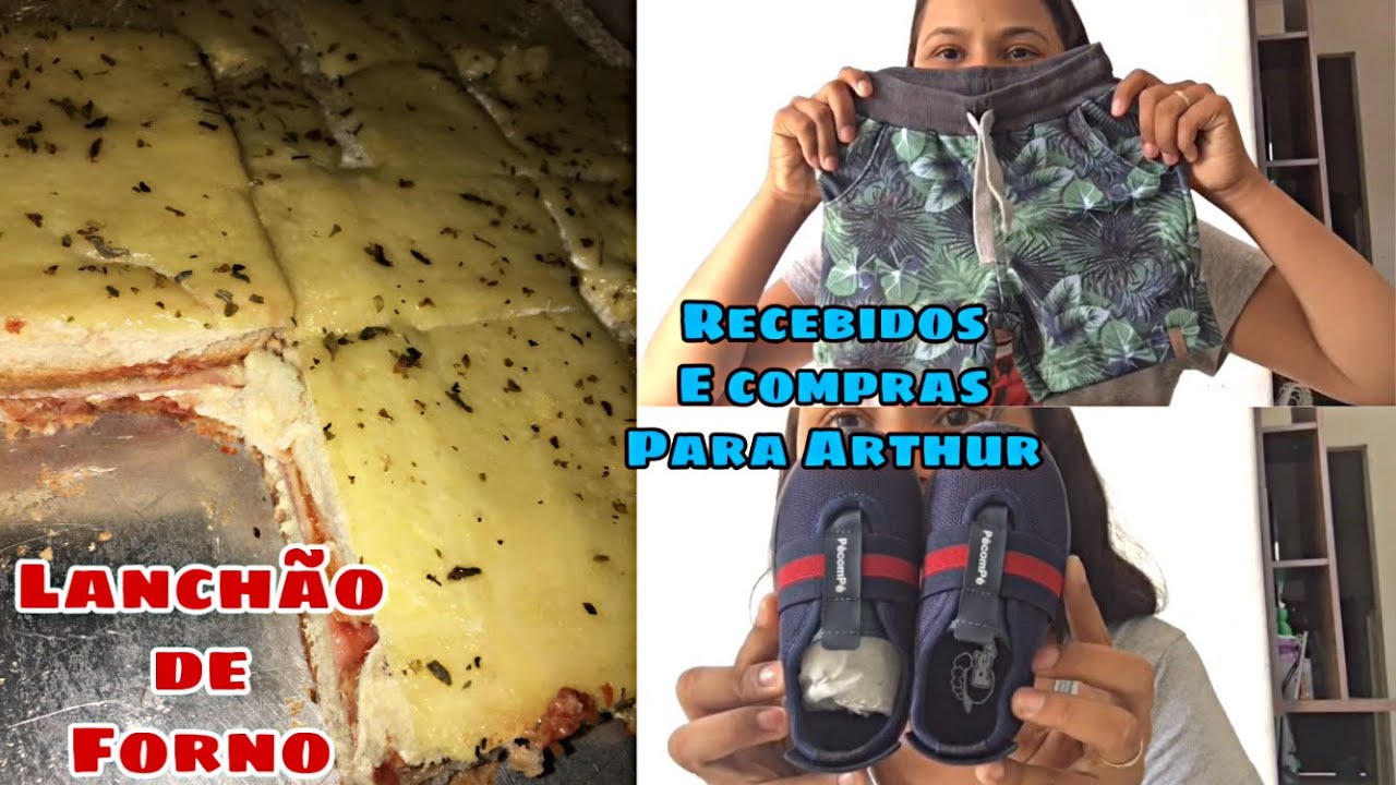 FIZ LANCHÃO DE FORNO | RECEBIDOS E COMPRAS PARA ARTHUR | Nadja Meyre