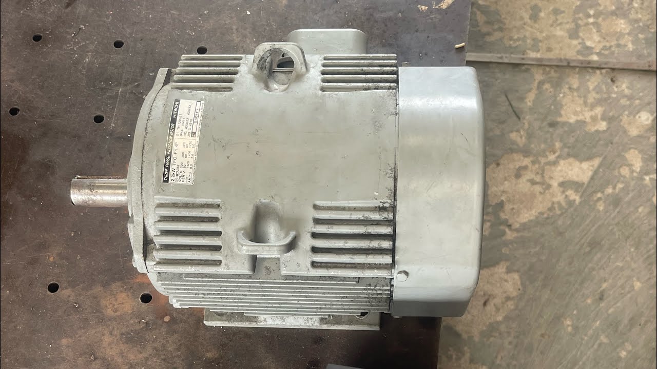 Motor + Biến Tần nhật bãi . Sử dụng điện 1pha 220V.