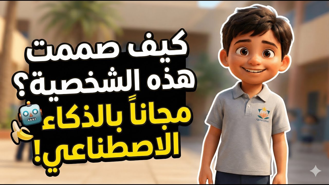 شرح NanoBanana: كيف تصمم شخصيتك الخيالية بالذكاء الاصطناعي من الصفر!