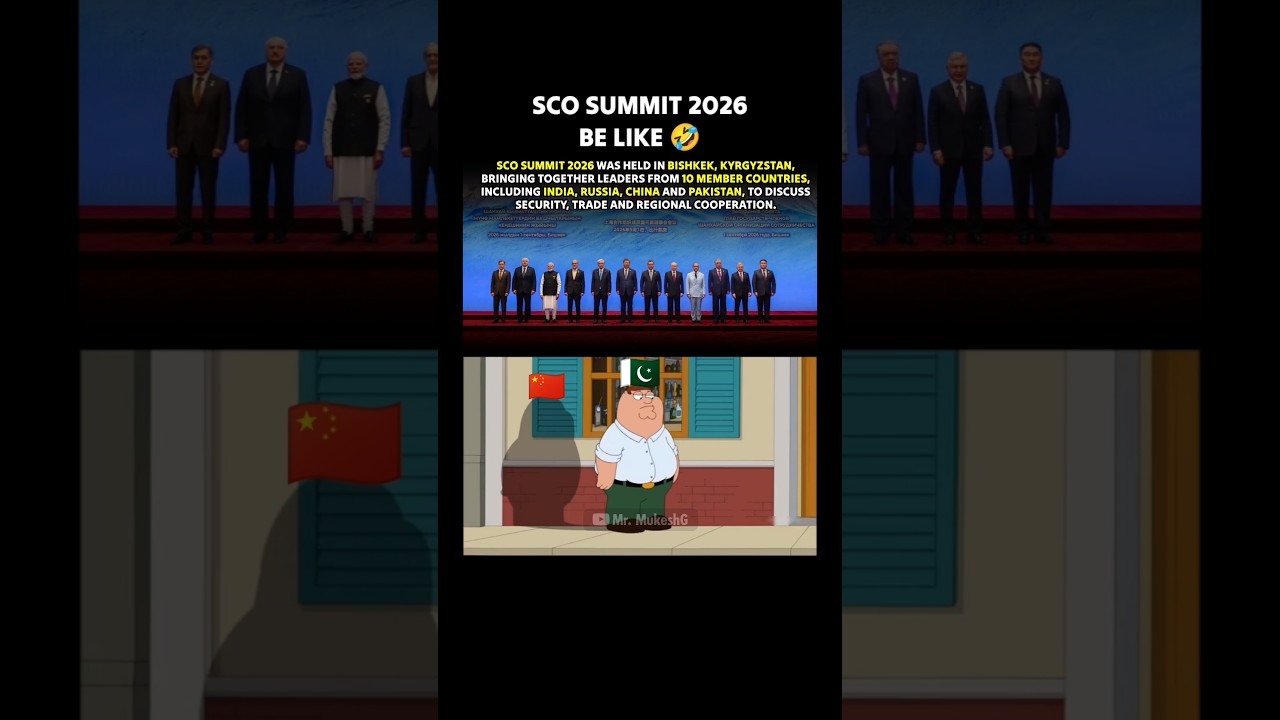 SCO Summit 2026 be like 🔥🤣 Funny Meme #scosummit #china #russia #india