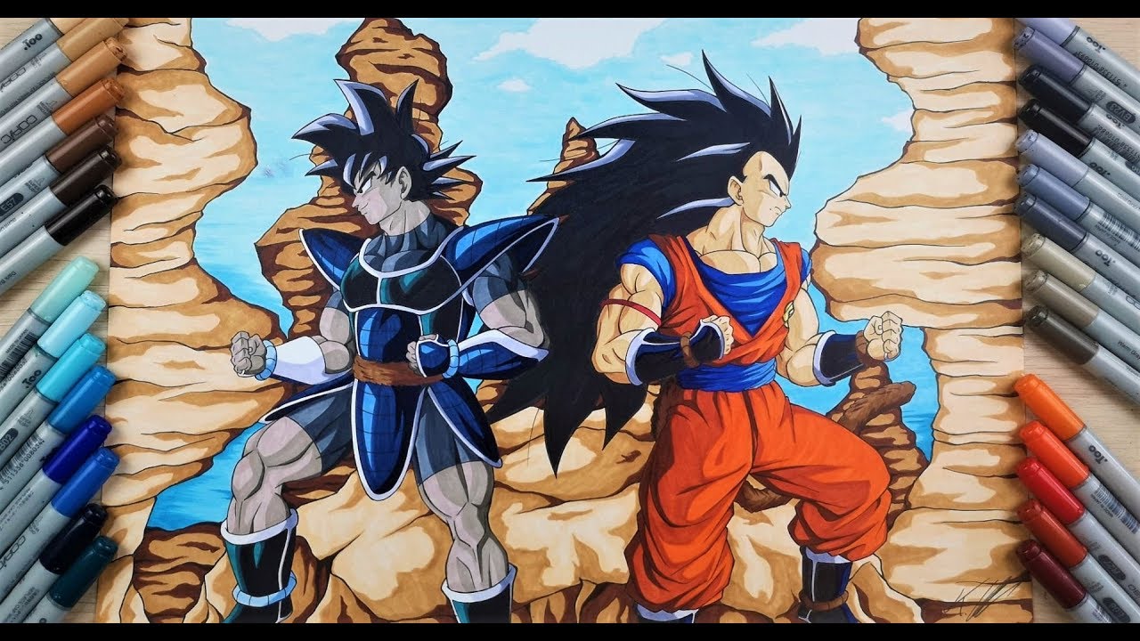 Drawing Turles & Raditz joining the Z Fighters! | Commission #7
