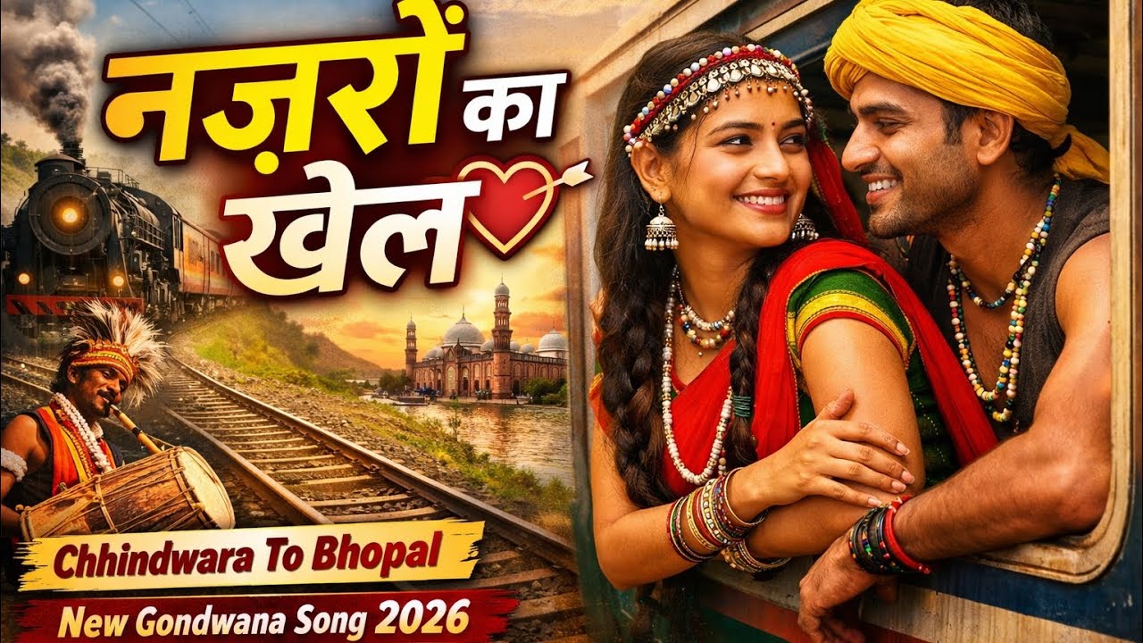 नजरों का खेल | Chhindwara To Bhopal Train Love Song | Gondwana Style Song 2026 | New Gondwana Song
