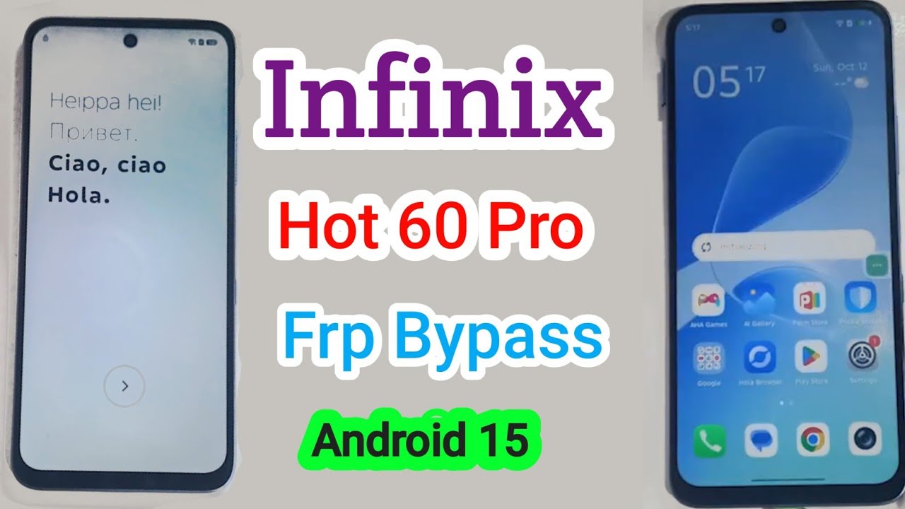 Frp Bypass Infinix Hot 60 Pro | Infinix Hot 60 Pro Frp Bypass | Infinix Hot 60 Pro Google Account