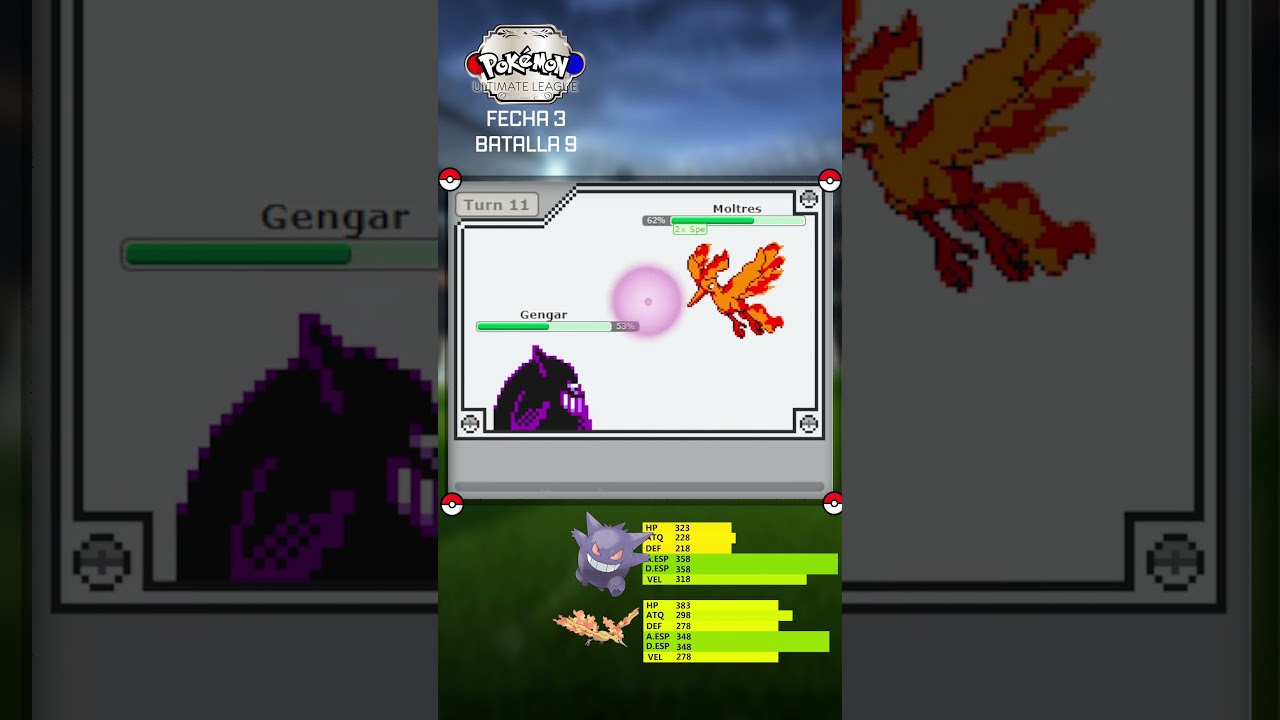 Gengar vs Moltres!!!