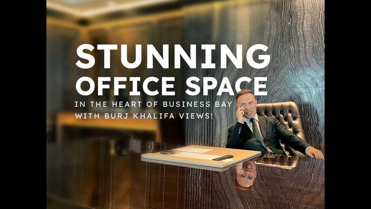 Stunning office space in the heart of Business Bay with Burj Khalifa views!