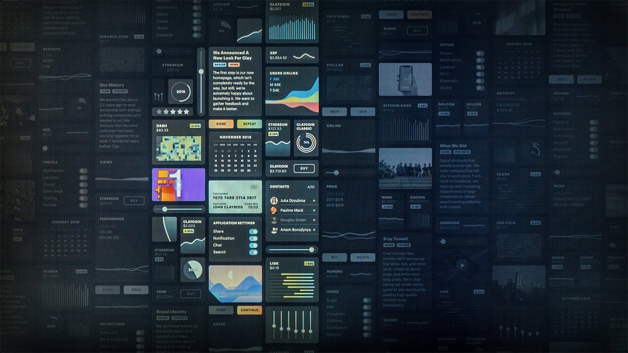 Clay UI/UX Design Reel 2018