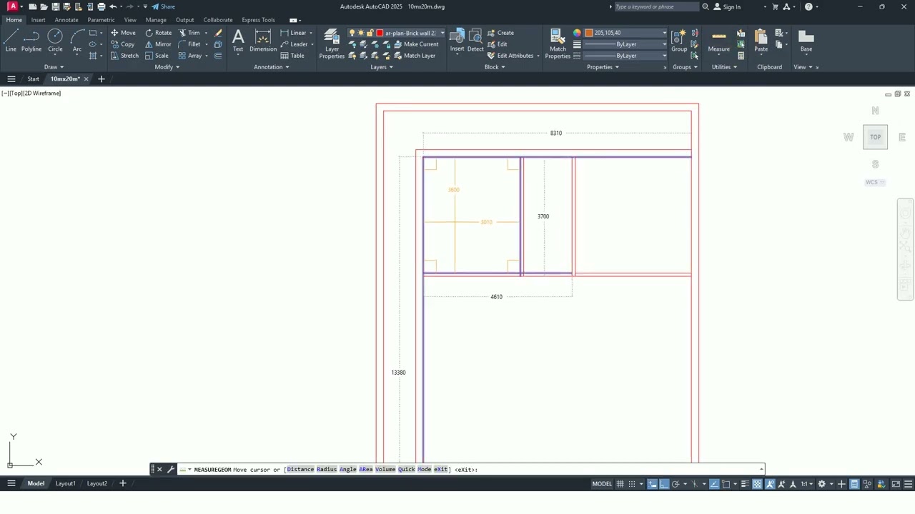 How to Create 4BHK House Plan G+1 In Autocad-Class -1