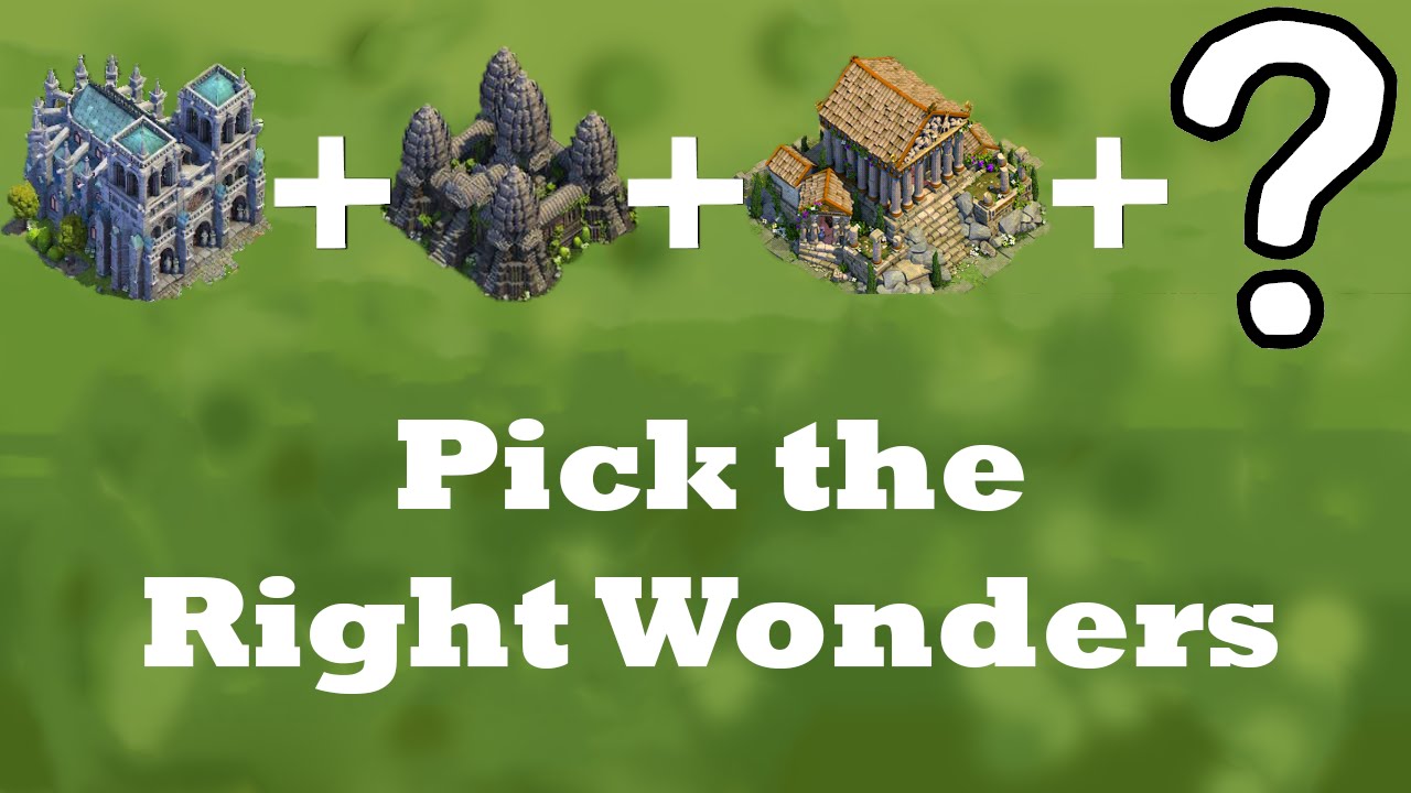 Pick the Right Wonders - War DomiNation Talk 2