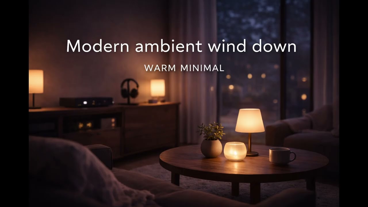 Modern Ambient Wind Down &mdash; Warm Minimal | Evening Focus Music