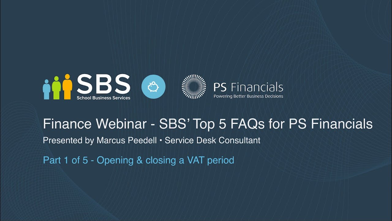 SBS' Top 5 FAQs for IRIS Financials/PS Financials