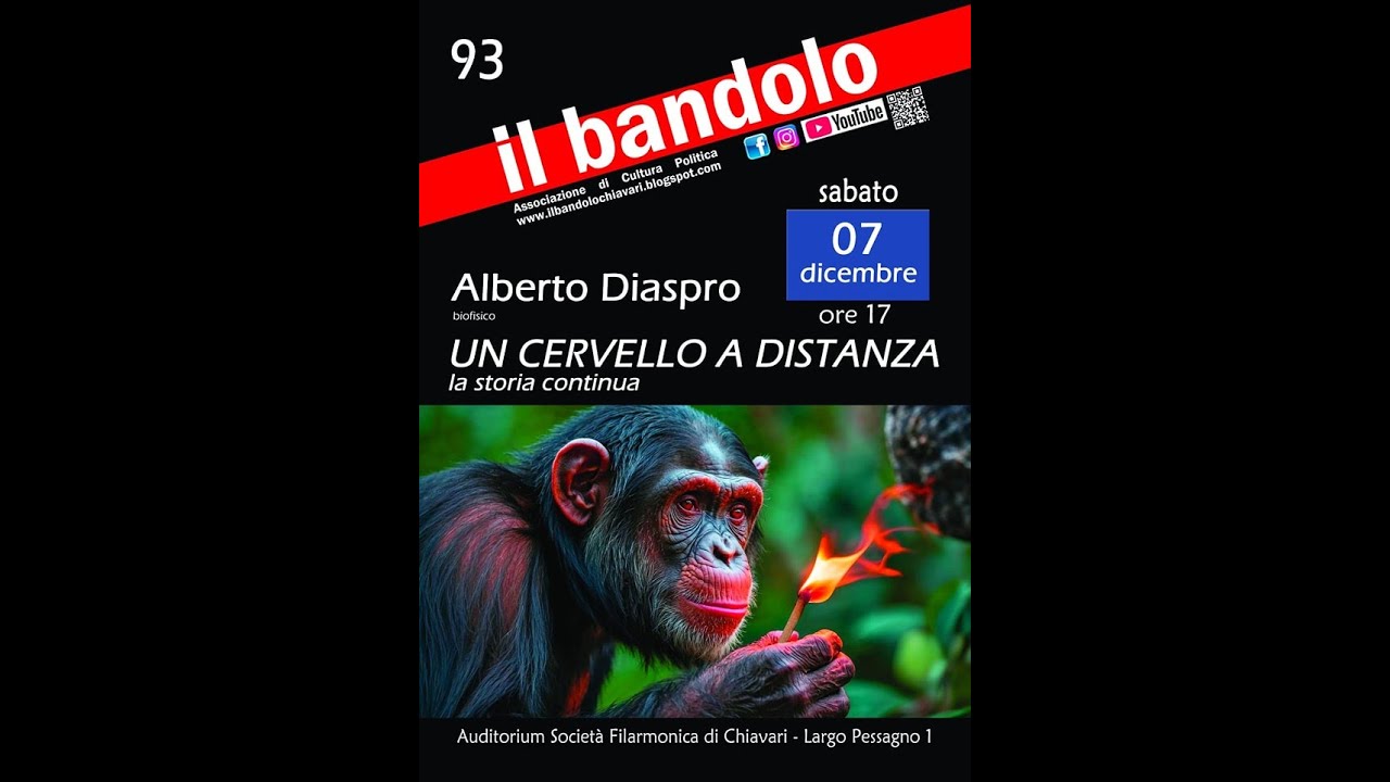 Alberto Diaspro - Un cervello a distanza - Il Bandolo - Chiavari, 7 dicembre 2024