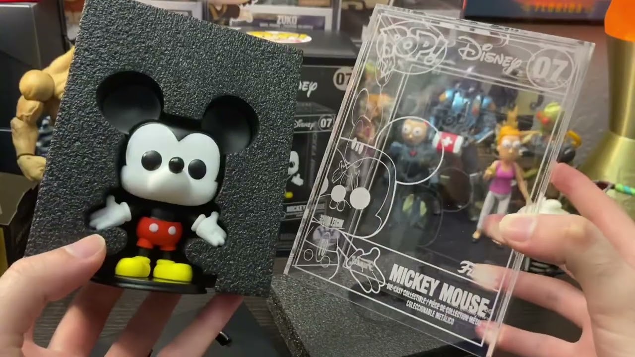 Day 12 - Die-Cast Mickey Mouse Funko Pop #disney #mickeymouse #funko #diecast #pop 
