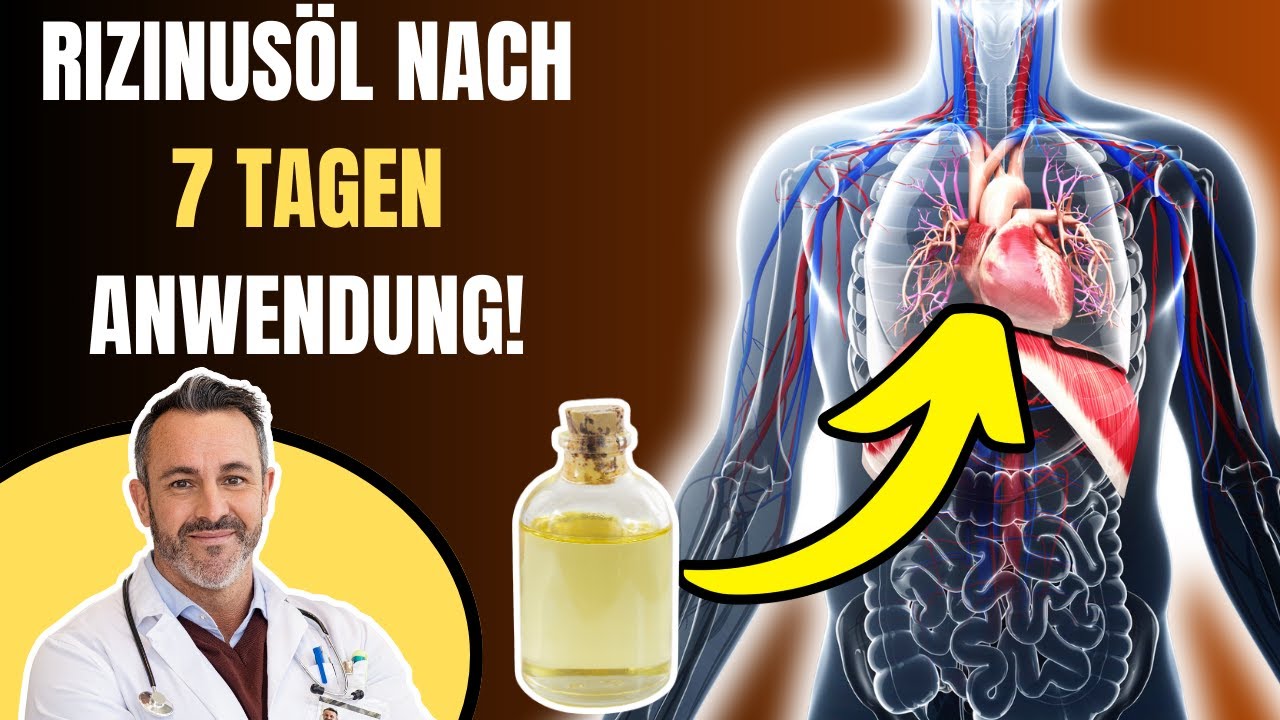 Rizinusöl nach 50: DAS passiert mit deinem Körper nach 7 Tagen Anwendung!