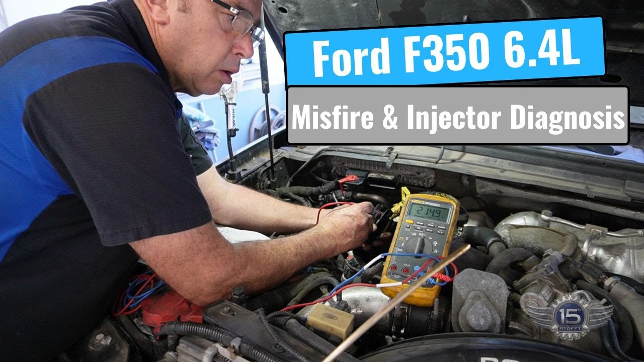 F350 6.4L Диагностика пропусков зажигания и инжектора