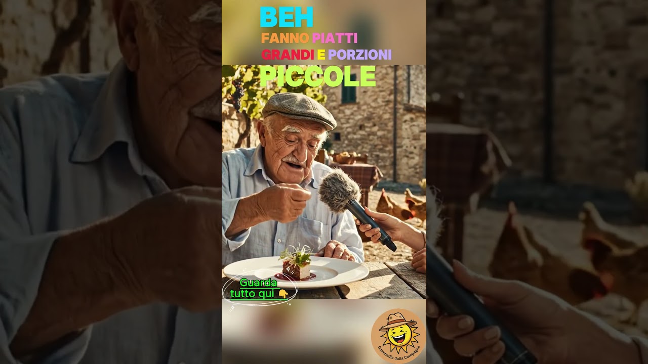 Nonno e la cucina moderna 🤭 | Intervista divertente tutta italiana!