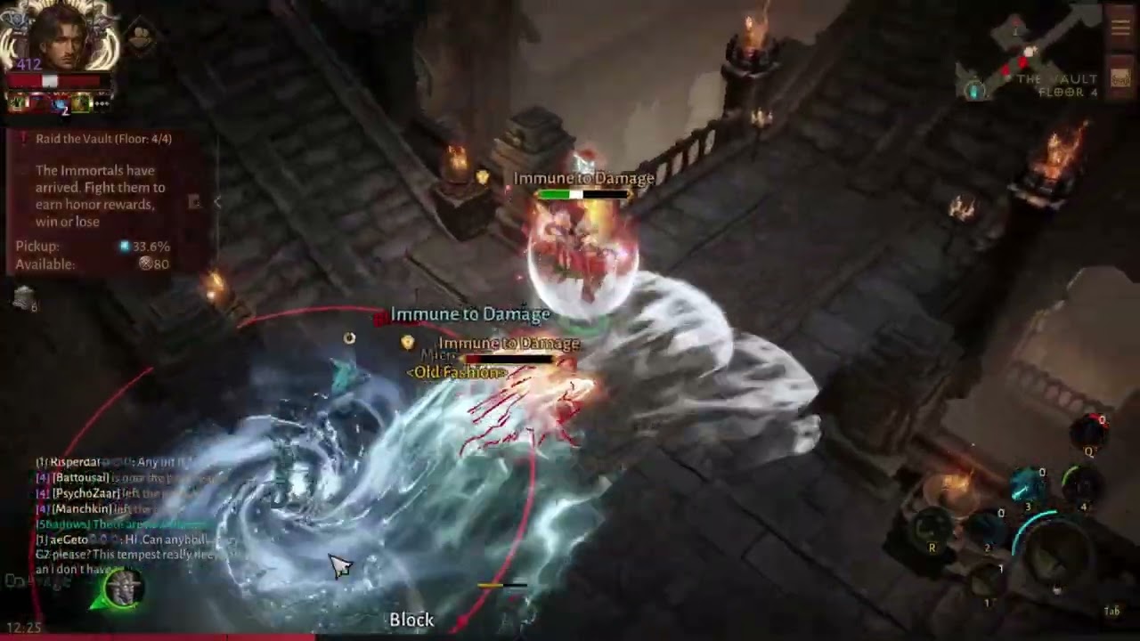 Diablo immortal Vault 1vs4 Tempest (Battousai)