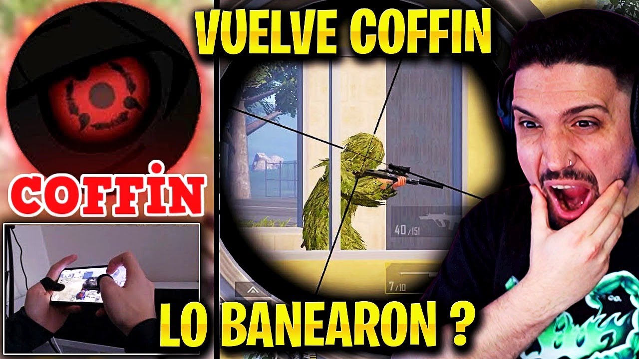 COFFIN VUELVE A JUGAR PUBG MOBILE ! - LO BANEARON? INCREIBLE EL NIVEL!