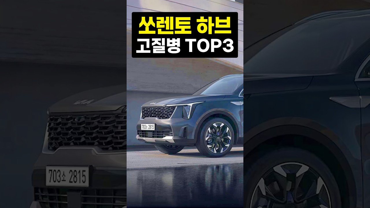 신형 쏘렌토 하이브리드 고질병 TOP3