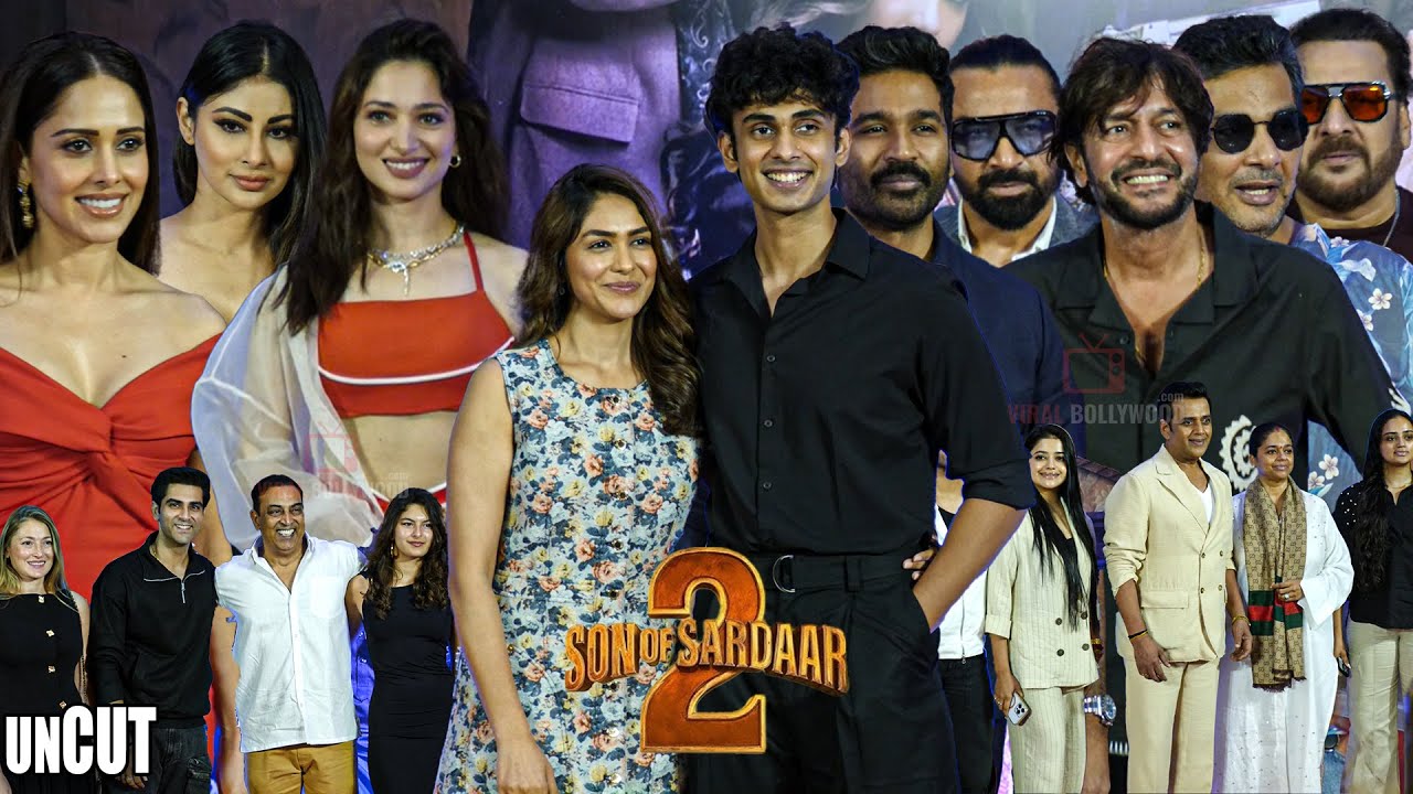 UNCUT - Son Of Sardaar 2 Screening | Mrunal Thakur, Ravi Kishan, Tamannaah , Dhanush, Mouni Roy