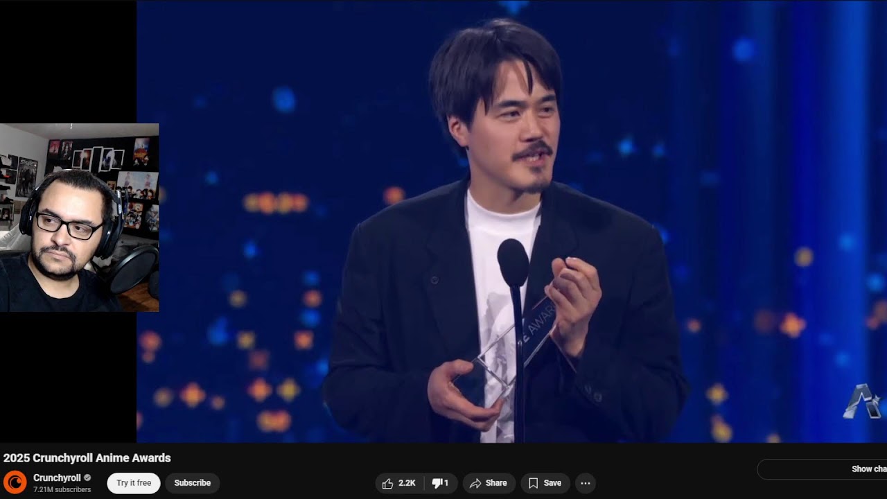 Raging at the 2025 Crunchyroll ANIME AWARDS