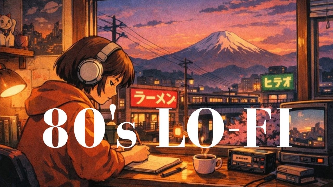 80s Japanese Lofi Hiphop 🎶 Nostalgic Chill Vibes