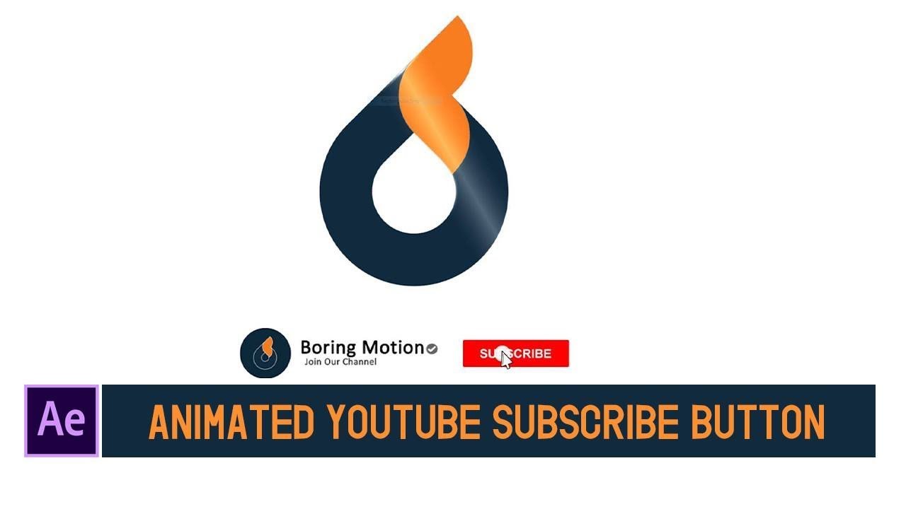 Animated YouTube Subscribe Button & Bell Icon Templates | Download Free After Effects Templates