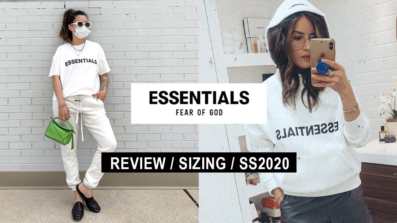 ESSENTIALS FEAR OF GOD | Clothing Review, Sizing + What I Got From SS2020