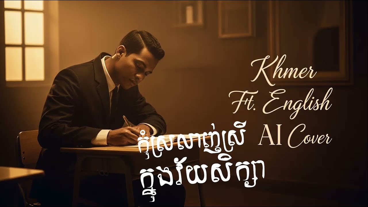កុំស្រលាញ់ស្រីក្នុងវ័យសិក្សា (ខ្មែរអង់គ្លេស) AI Khmer English Cover