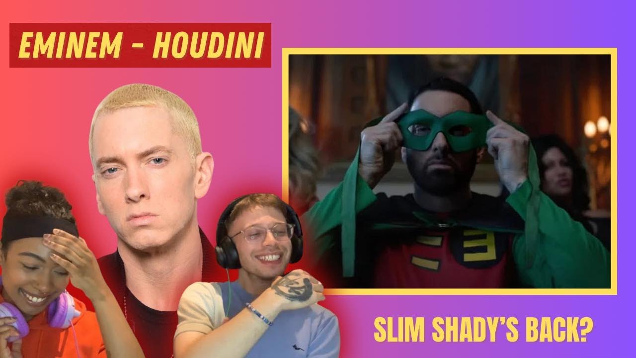 SLIM SHADY RETURNS! | Eminem - Houdini (REACTION)