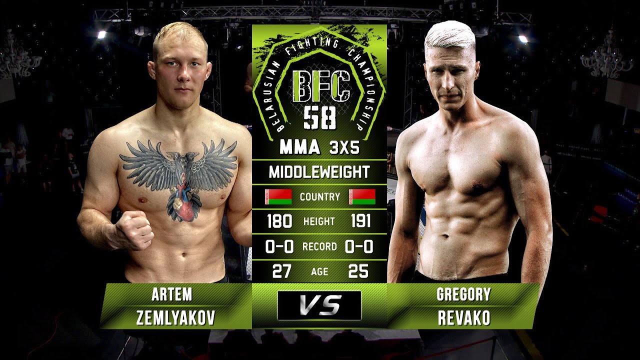 №8 ARTEM ZEMLYAKOV vs GREGORY REVAKO BFC 58