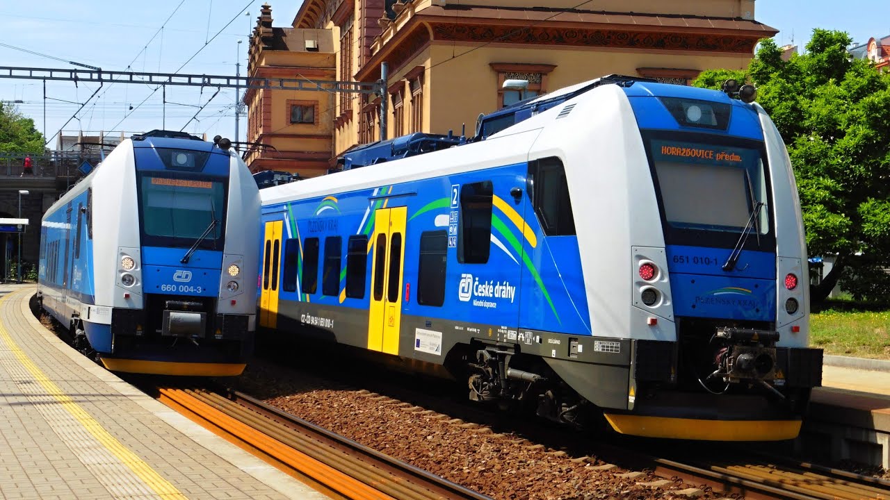 Vlaky - Plzeň-Jižní Předměstí - 15.6.2019