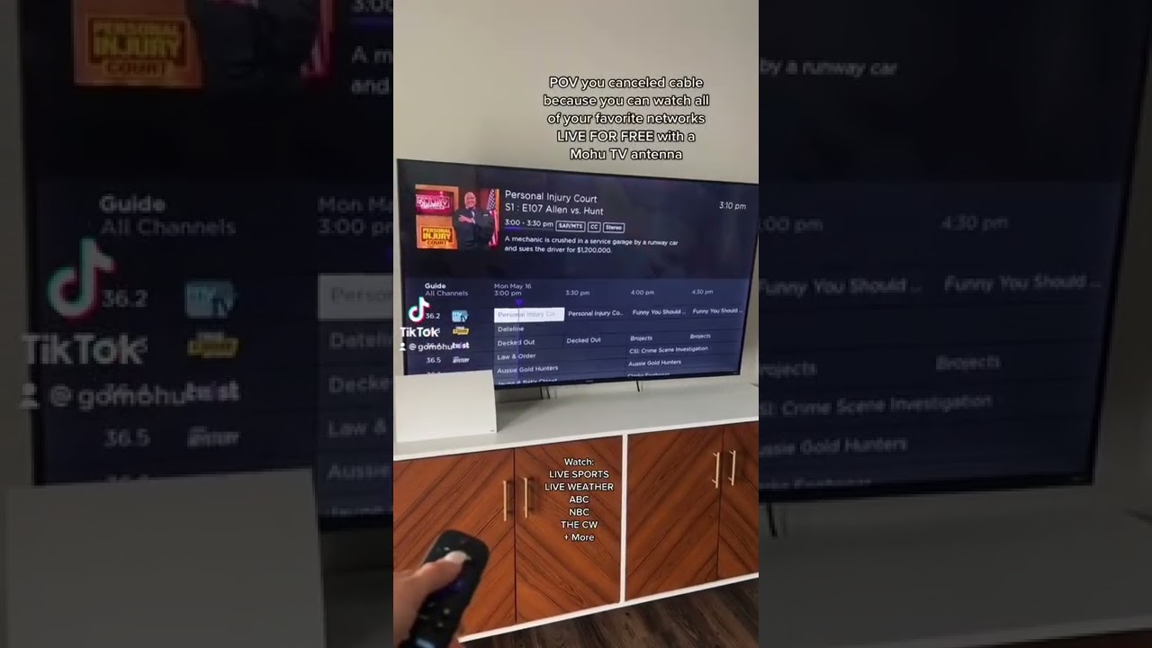You can watch TV without cable, internet or subscriptions?!