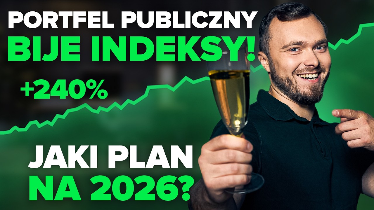 Publiczny portfel z rekordem: +240% zysku. Co kupuję na I kwartał 2026?