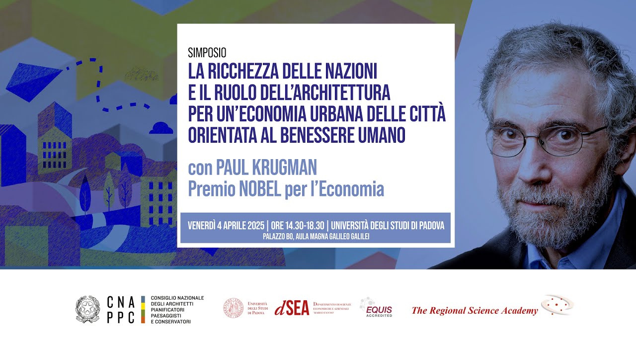 LA RICCHEZZA DELLE NAZIONI E IL RUOLO DELL'ARCHITETTURA PER UN'ECONOMIA URBANA DELLE CITTÀ