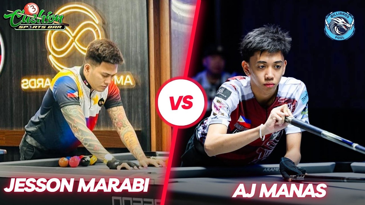 🔴BILLIARDS | AJ MANAS VS JASSON MARABI | RACE 15