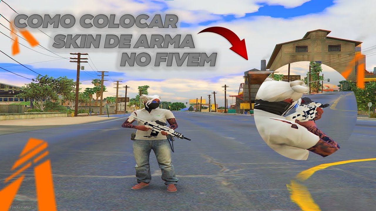 COMO COLOCAR SKIN DE ARMA NO FIVEM! MUITO FÁCIL (Atualizado 2025)