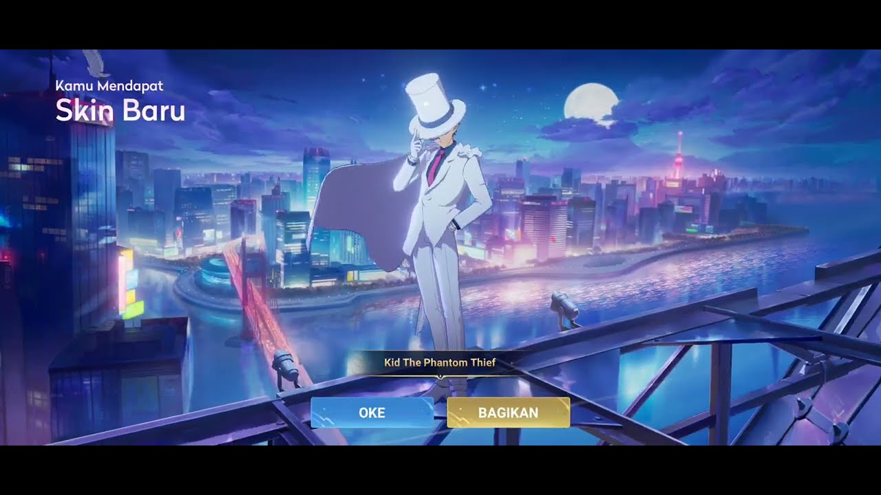 Gacha Skin Precious Marco Polo - Kaito Kid [Honor Of Kings] #honorofkings #hok #moba #detectiveconan