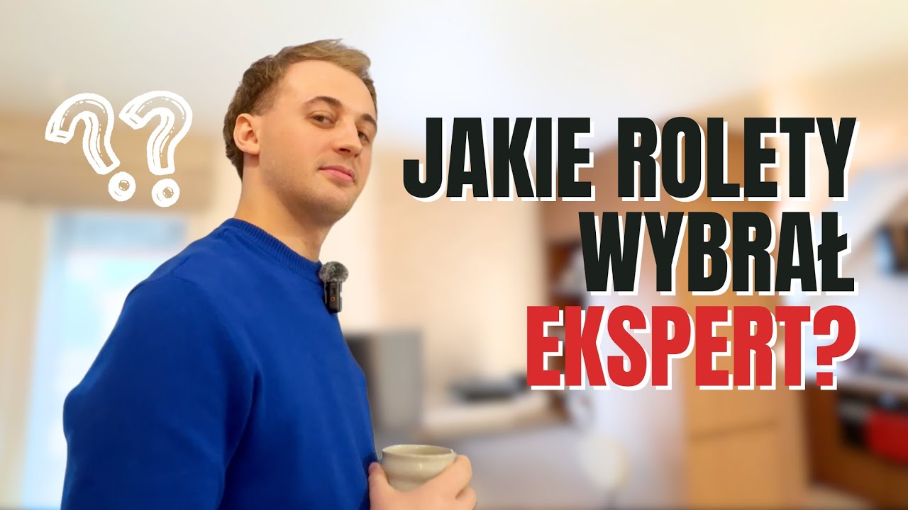 Room tour u Szymona z Rolltex – zobacz, jakie rolety wybrał ekspert!