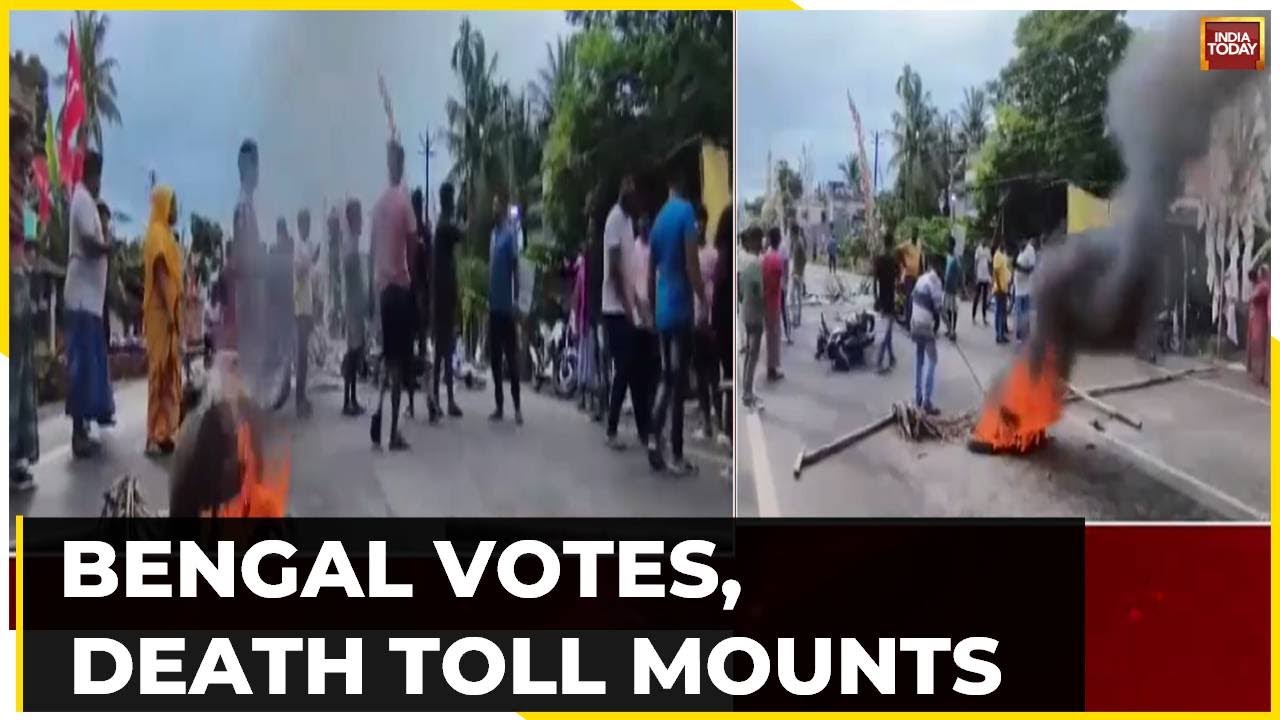 Death Toll Mounts To 11 In Poll Violence In Bengal | 1 BJP, 1 Congress & 7 TMC Cadre Killed