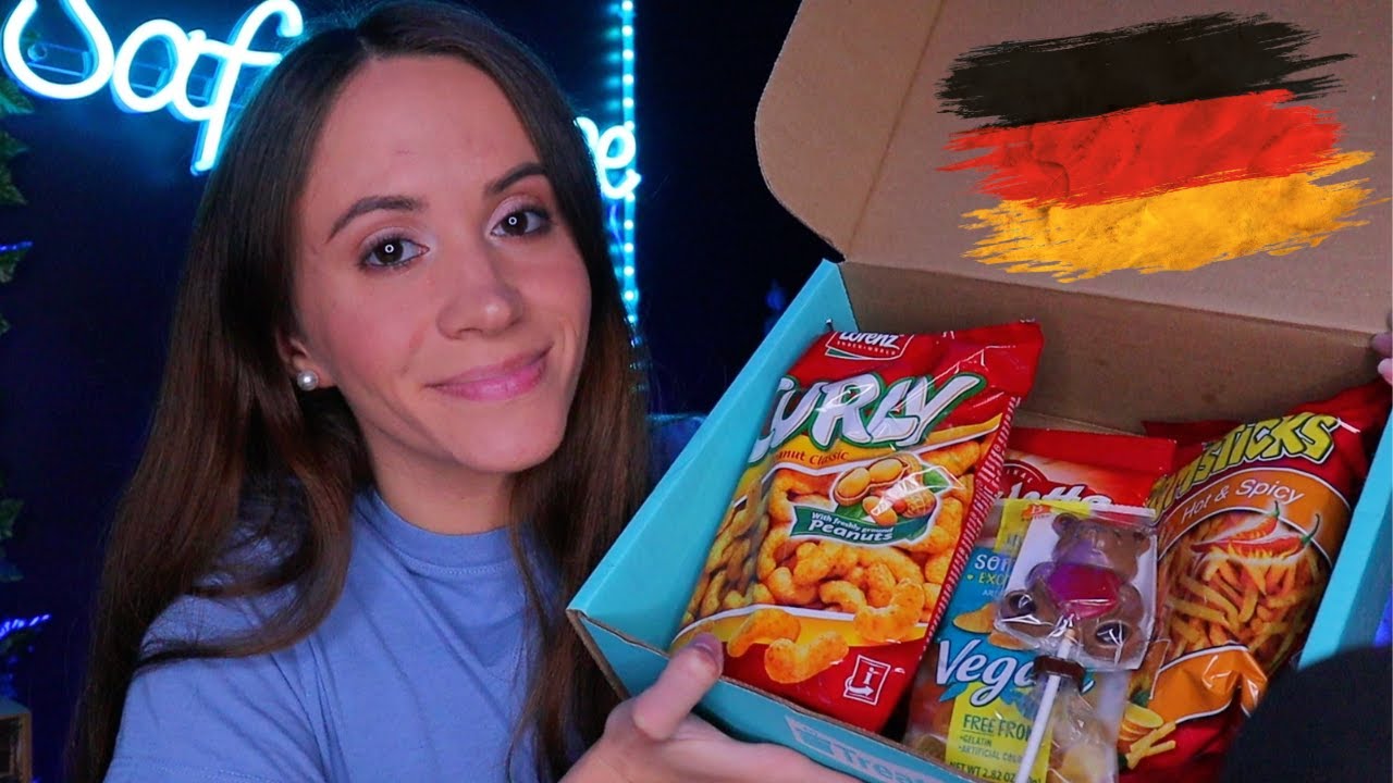 ASMR / Trying Treats From Germany (Try Treats Mukbang)