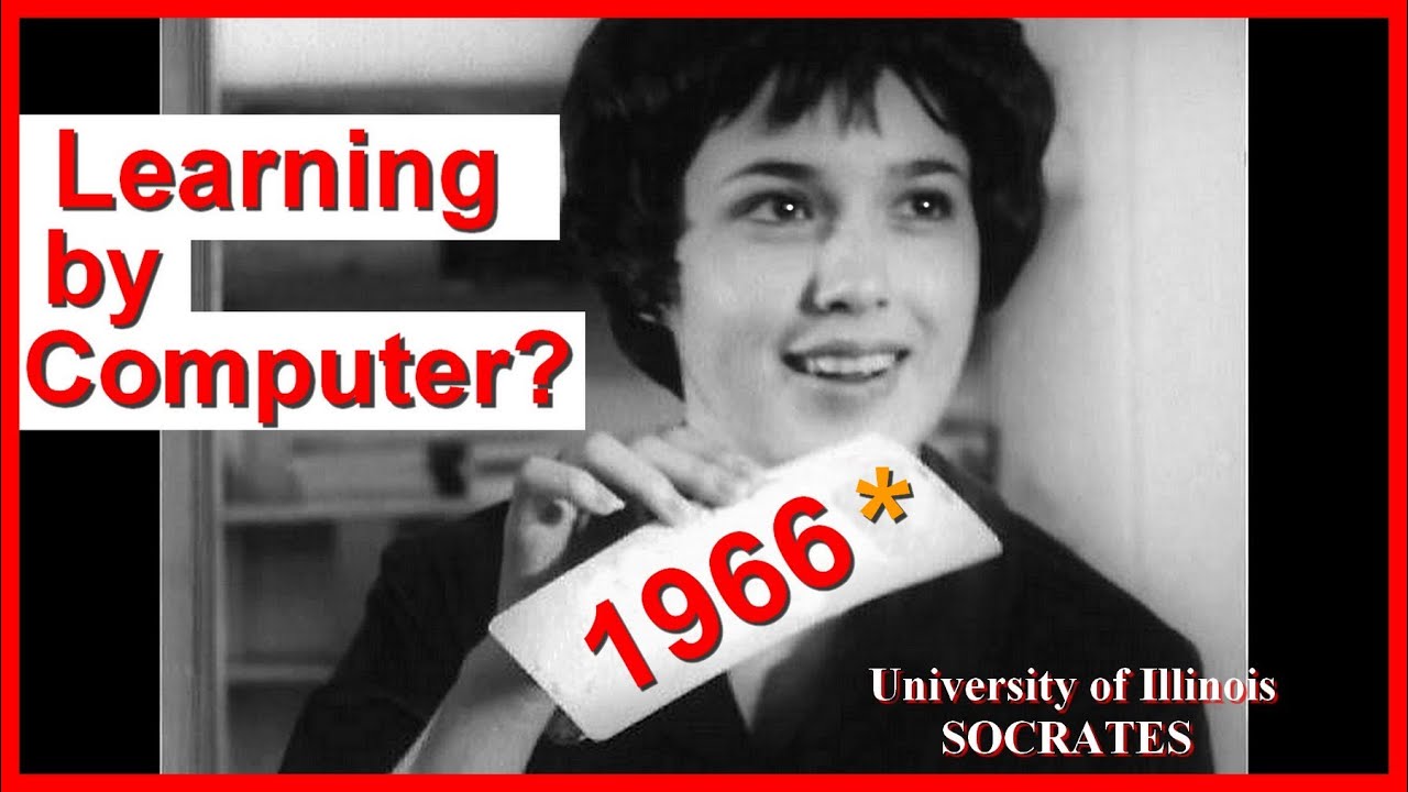 Learning by Computer 1966 Project SOCRATES Illinois University Urbana school education IBM C AI