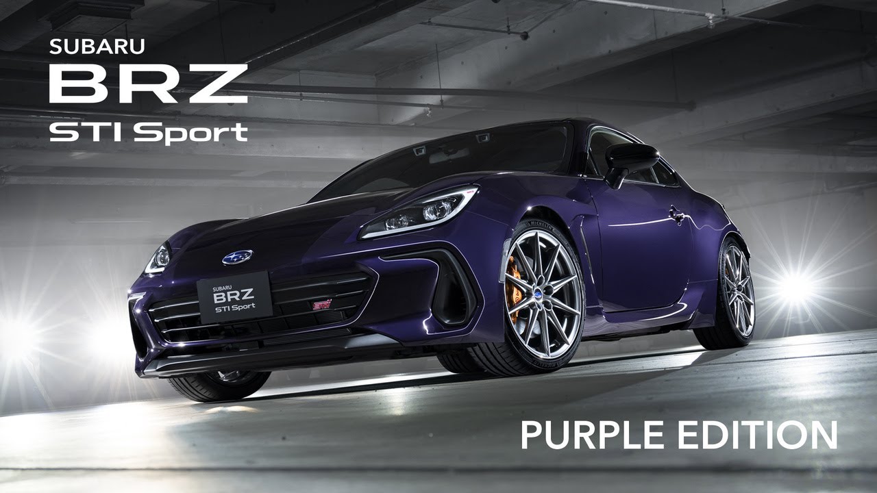 Рекламный ролик SUBARU BRZ STI Sport [PURPLE EDITION]