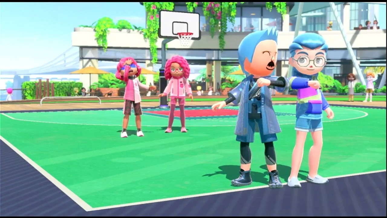 Basketball on Switch Sports