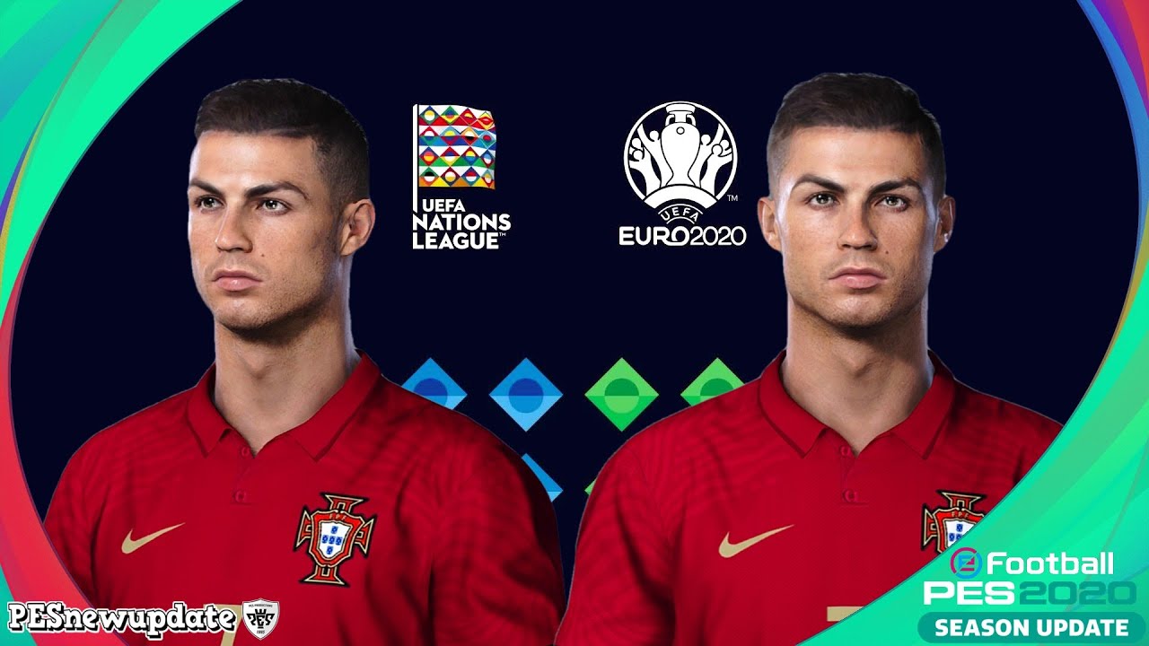PES 2020/PES 2019 Faces Cristiano Ronaldo
