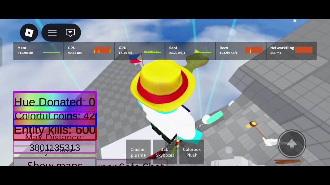 how to get cris pluhie on cris stupid skybox game - roblox (0.52 - 0.60) idk if 0.60, well switch it