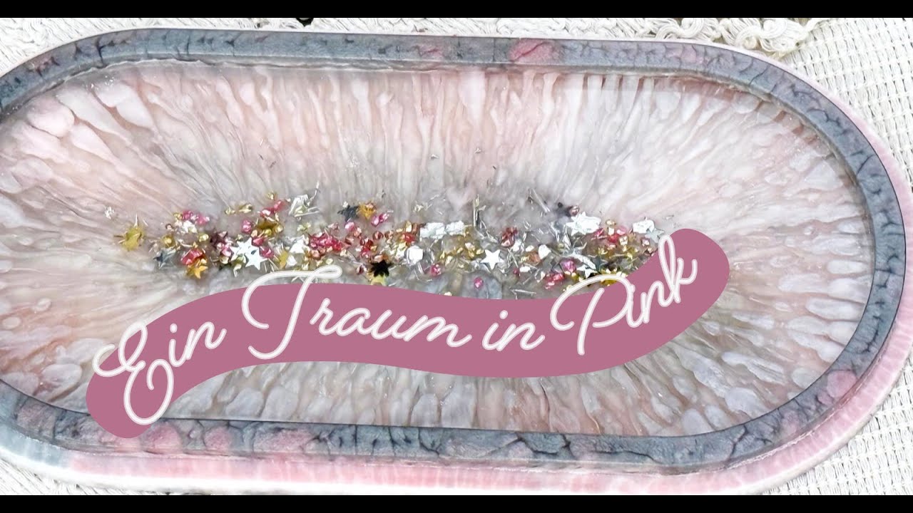 #85 Ein Traum in Pink #resin #resinart #diy #coasterart #coaster #diycrafts #epoxyresin #handmade
