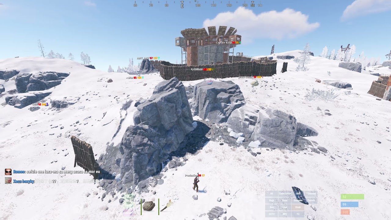 Rusky Full Cheater on RustPlace X2 Monday part 1